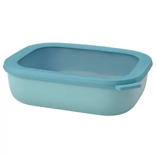 Mepal Mepal Cirqula Oblong Nordic Green 2 L Turkusowa Miska Kuchenna Plastikowa Z Pokrywką - Miski i półmiski - miniaturka - grafika 1