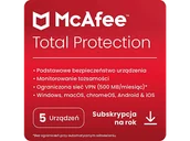Programy antywirusowe - Kod aktywacyjny MCAFEE Program Total Protection (5 urządzeń, 1 rok) - miniaturka - grafika 1