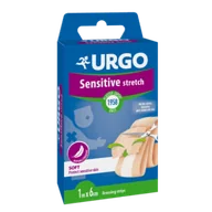 Apteczki i materiały opatrunkowe - Urgo Sensitive Stretch Opatrunek 1 m x 6 cm, 1 sztuka - miniaturka - grafika 1