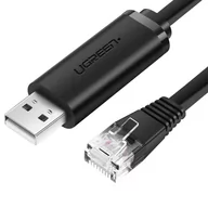 Kable miedziane - Kabel Konsolowy UGREEN CM204, USB - RJ45 Do Urządzeń Sieciowych, 1.5m (czarny) - miniaturka - grafika 1