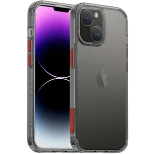 Etui na telefon Alogy Protective Case obudowa ochronna do Apple iPhone 14 Plus Czarno-przezroczyste + Szkło - Etui i futerały do telefonów - miniaturka - grafika 12