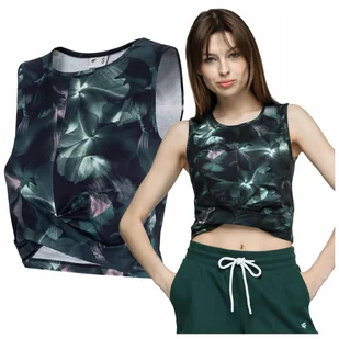 TOP T-SHIRT koszulka damska 4F krótka TSD012 L - Koszulki i topy damskie - miniaturka - grafika 1