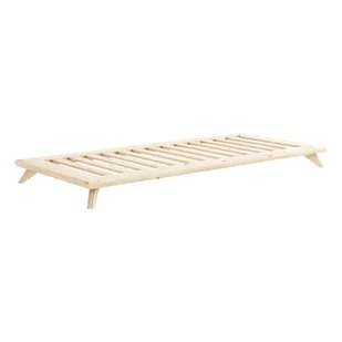 Jednoosobowe łóżko z litego drewna sosnowego Karup Design Senza, 90x200 cm - Łóżka - miniaturka - grafika 1
