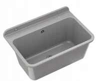 Zlewy i komory gospodarcze - Zlew gospodarczy roboczy GRANITAN Large z syfonem - Szary - miniaturka - grafika 1
