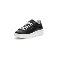 Sneakersy damskie - Damskie Sneakersy GUESS VIBO FL8VIBLEA12-BLKBR – Czarny - miniaturka - grafika 1