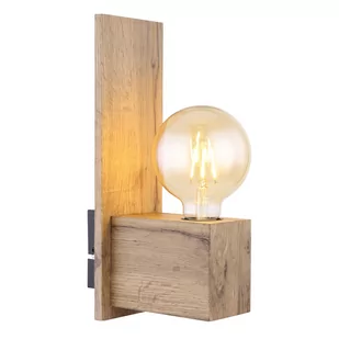 Globo Erna 15655W kinkiet lampa ścienna 1x60W E27 drewniany - Lampy ścienne - miniaturka - grafika 1