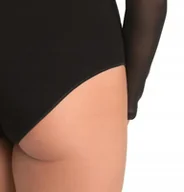 Koszulki i topy damskie - Body damskie z siateczką Willow czarne Czarny XL - miniaturka - grafika 1