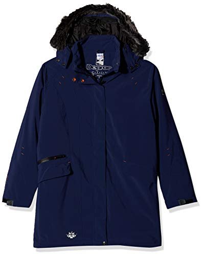 Deproc Active damski płaszcz Urban-Outdoor Softshell długa kurtka Dawson Lady fioletowy fioletowy 50