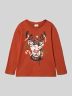 Koszulki dla chłopców - Bluzka z długim rękawem o kroju regular fit z mieszanki dżerseju i bawełny - miniaturka - grafika 1