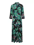 Sukienki - YAS Damska sukienka Yassavanna Long Shirt Dress S. Noos, Black 3, S - miniaturka - grafika 1