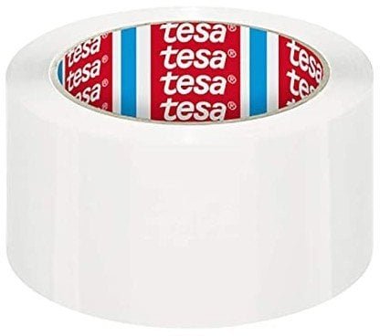 Tesa tesa PET-Packband Kautschukklebemasse 132m:50mm, 6Stk. Weiß