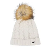 Czapki damskie - Damska czapka z gęstym warkoczowym splotem - miniaturka - grafika 1