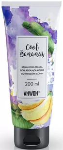Anwen Cool Bananas - maska ochładzająca (tonująca) kolor do włosów blond, 200 ml 5907222404584 - Maski do włosów - miniaturka - grafika 1