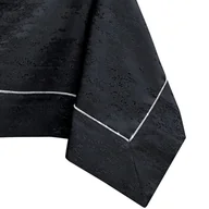 Obrusy i serwetki - Obrus Vesta Czarny Tłoczony Nowoczesny 140x240 AmeliaHome - TCLOTH/AH/VESTA/BRD/PPG/BLACK/140X240 - miniaturka - grafika 1
