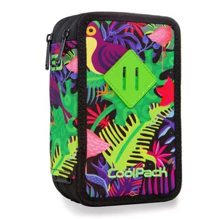 CoolPack Potrójny piórnik z wyposażeniem Jumper 3 JUNGLE B67041 - Piórniki - miniaturka - grafika 1