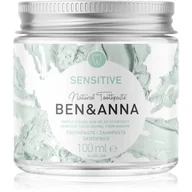Pasty do zębów - Ben&Anna Ben&Anna Natural Toothpaste naturalna pasta do wrażliwych zębów z rokietnikiem rumiankiem i aloesem Sensitive 100ml - miniaturka - grafika 1