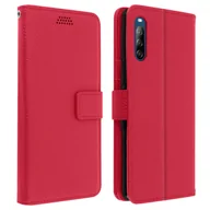 Etui i futerały do telefonów - Etui Folio Sony Xperia L4 z obsługą wideo — różowe - miniaturka - grafika 1