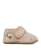 Buty dla dziewczynek - Winnie The Pooh Kapcie CEO-NJ-AW25-216WTP Beżowy - miniaturka - grafika 1