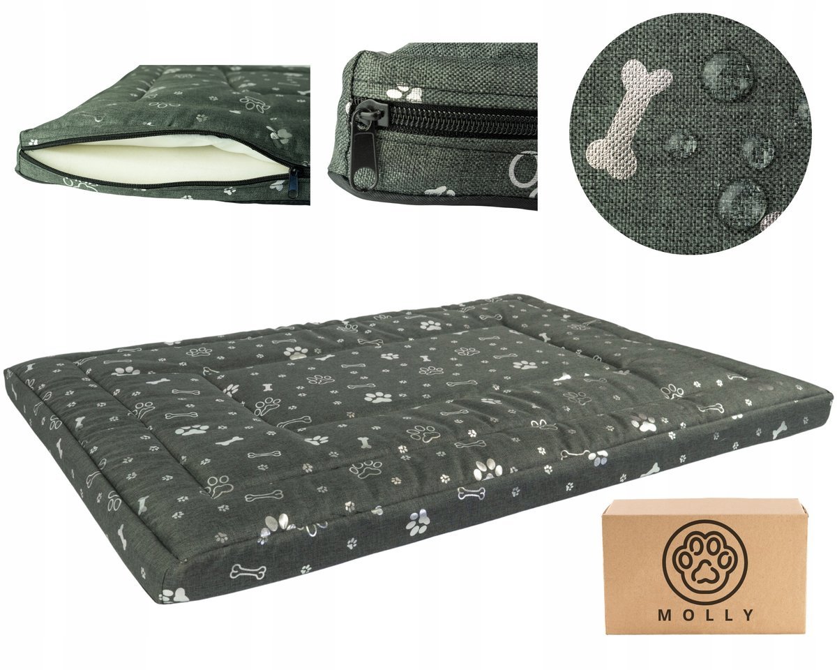 Legowisko dla psa WODOODPORNE łóżko gąbka materac zamek PREMIUM 70x60 roz.M
