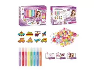 Prace ręczne dla dzieci - Zestaw kreatywny z koralikami - Icom - miniaturka - grafika 1