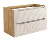 Szafki łazienkowe - Szafka pod umywalkę z szufladami 90 cm L5-C00 - miniaturka - grafika 1