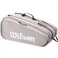 Torby sportowe - Torba tenisowa Wilson Tour 12 PK (kolor Szary/Srebrny) - miniaturka - grafika 1