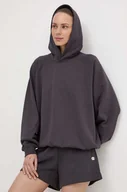 Bluzy damskie - Champion bluza damska kolor szary z kapturem gładka E10001 - miniaturka - grafika 1