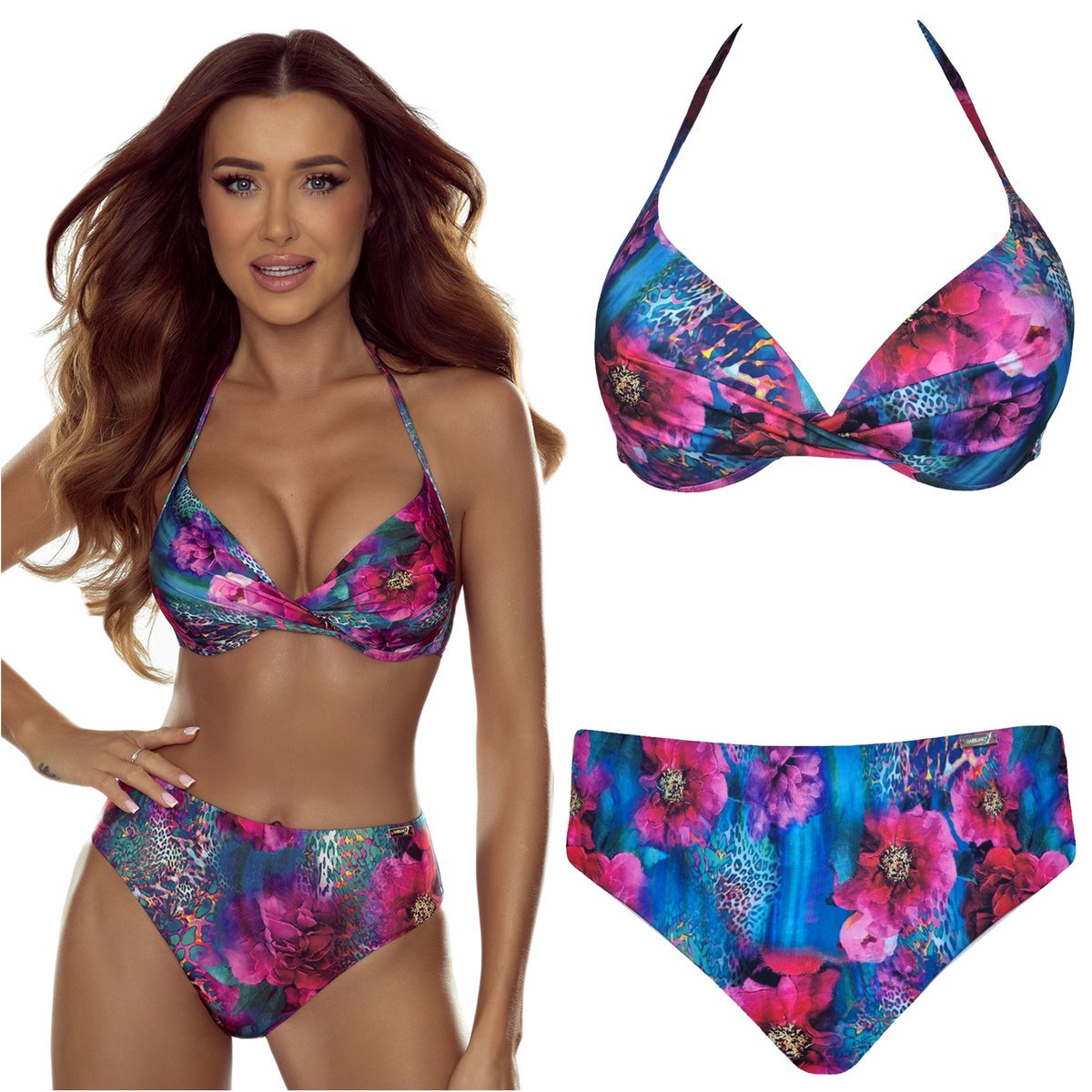 Bikini Strój kąpielowy dwuczęściowy push up GABBIANO Anabel 018 38D/M 75D