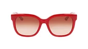 Okulary przeciwsłoneczne - Lacoste damskie okulary przeciwsłoneczne, Opalin Burgundy, 55 - miniaturka - grafika 1