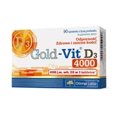 Witaminy i minerały - Olimp LABORATORIES Gold-Vit D3 4000 90 tabletek - miniaturka - grafika 1