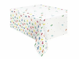 Obrus foliowy Balonowe Pieski - 213 x 137 cm - 1 szt. - Dekoracje i nakrycia stołu na imprezę - miniaturka - grafika 1