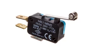 Decento emas elektroteknik krańcowy miniaturowy 1CO dźwignia długa z metalową rolką T0-MK1MIM2 T0-MK1MIM2 - Wyłączniki światła i elektryczne - miniaturka - grafika 1