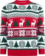 Swetry damskie - Brzydki świąteczny sweter damski i męski Świąteczny sweter "Fur & Cosy" Rozmiar L - miniaturka - grafika 1