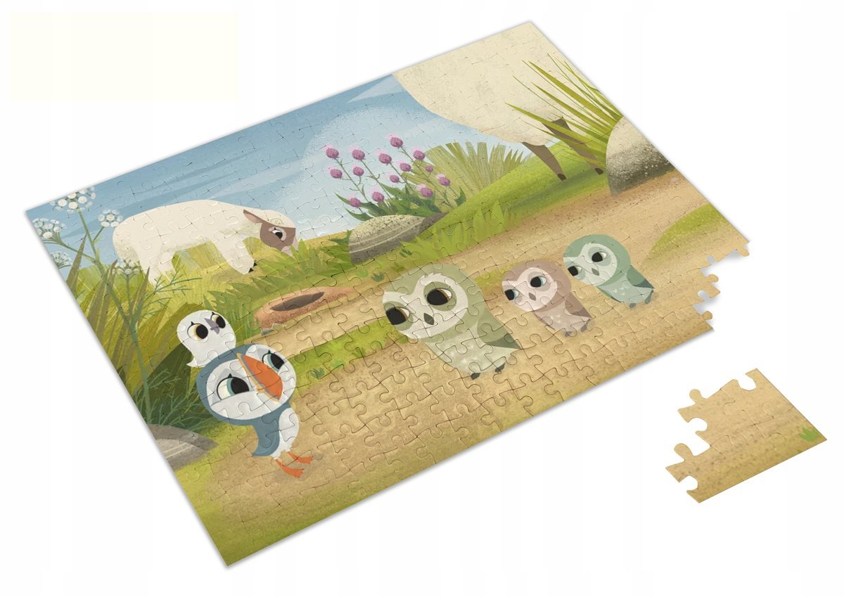 Puzzle Wyspa Puffinów Puffin Rock + Imię pudełko A3 252 el. #6