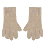 Rękawiczki - Rękawiczki Calvin Klein LV14D8031G Beżowy - miniaturka - grafika 1