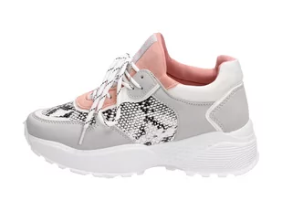 McKeylor Szare sportowe buty damskie McKeylor 18206 - Sneakersy damskie - miniaturka - grafika 1