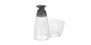 Suszarki do naczyń - Tescoma Dozownik detergentu z miejscem na gąbkę CLEAN KIT, 350 ml - miniaturka - grafika 1