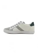 Buty dla dziewczynek - Geox Dziewczęce D Blomiee C sneakersy, Optic White Dk Green, 36 EU - miniaturka - grafika 1