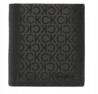 Portfele - Portfel męski CALVIN KLEIN K50K510196 skóra - bilon - miniaturka - grafika 1