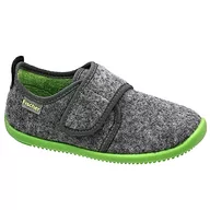 Kapcie damskie - Fischer Miękkie kapcie, szaro-zielone, 32 EU, szary/zielony, 32 EU - miniaturka - grafika 1