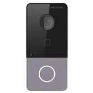 Wideodomofony - Hikvision DS-KV6113-PE1(C) wideodomofon 2 MP Czarny, Szary - miniaturka - grafika 1