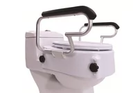Akcesoria dla osób starszych i niepełnosprawnych - Nakładka toaletowa regulowana z podłokietnikami Antar - miniaturka - grafika 1
