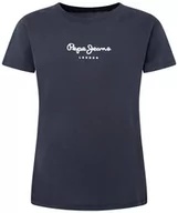 Koszulki i topy damskie - Pepe Jeans Damska koszulka Wendys, czarny (czarny), M - miniaturka - grafika 1