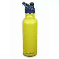 Shakery i bidony sportowe - Klean Kanteen Klean Kanteen Classic Bottle 800ml with Sport Cap, zielony/niebieski  2022 Bidony 1008443 - miniaturka - grafika 1