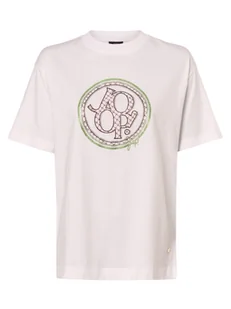 JOOP! T-shirt damski Kobiety Bawełna biały nadruk, 40 - Koszulki i topy damskie - miniaturka - grafika 1