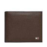 Portfele - Duży Portfel Męski Tommy Hilfiger Th Flag Cc And Coin AM0AM13519 Brązowy - miniaturka - grafika 1