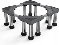 Akcesoria i części do pralek i suszarek - Dewel Podstawa pod pralkę, do pralki do lodówki 12-stopowa obciążenie 500kg - miniaturka - grafika 1