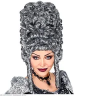 Dodatki do strojów karnawałowych - Peruka Gotycka Wysoka Szara - miniaturka - grafika 1