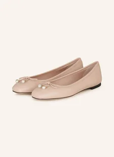 Jimmy Choo Baleriny Elme Flat rosa - Moda i Uroda OUTLET - miniaturka - grafika 1