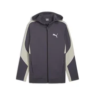 Kurtki męskie - Męska rozpinana bluza z kapturem EVOSTRIPE PUMA Galactic Gray - miniaturka - grafika 1